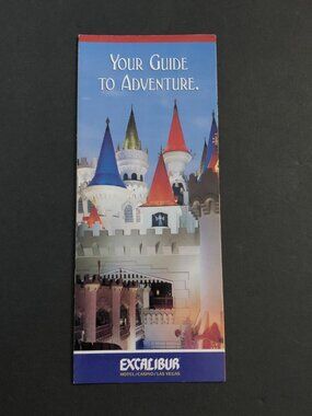 Excalibur Las Vegas Casino Hotel Brochure 1990s